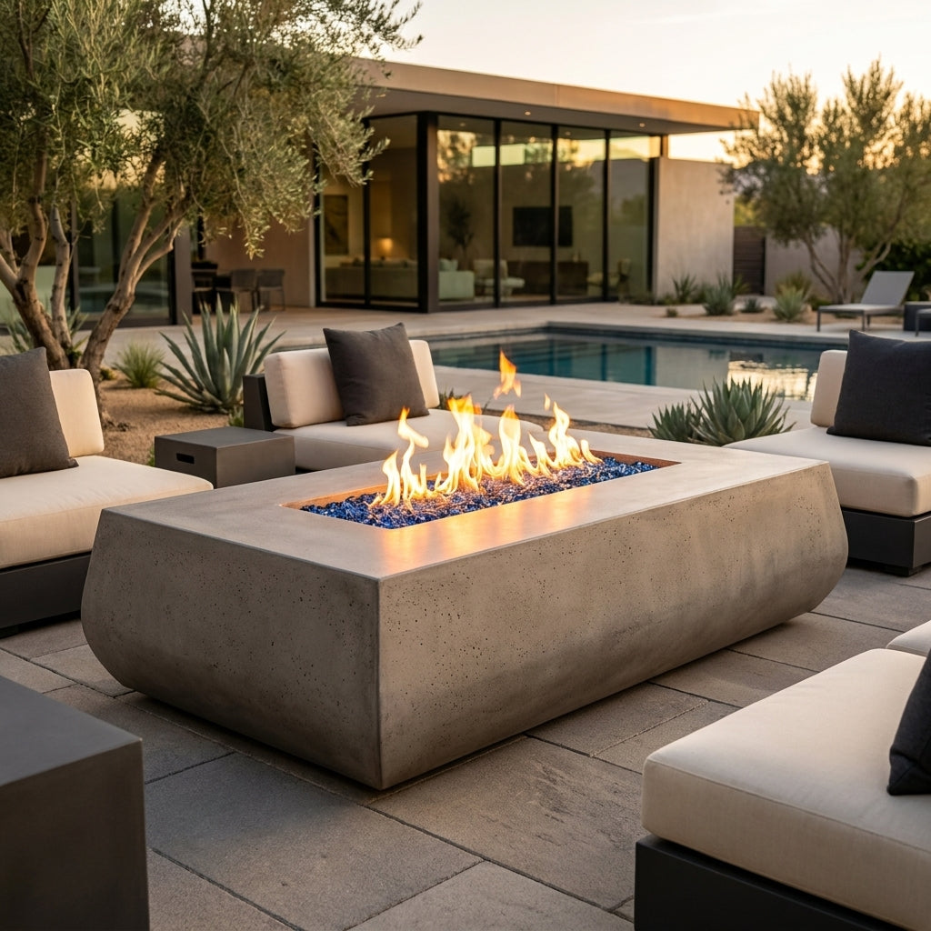 Rectangle Fire Pit Tables