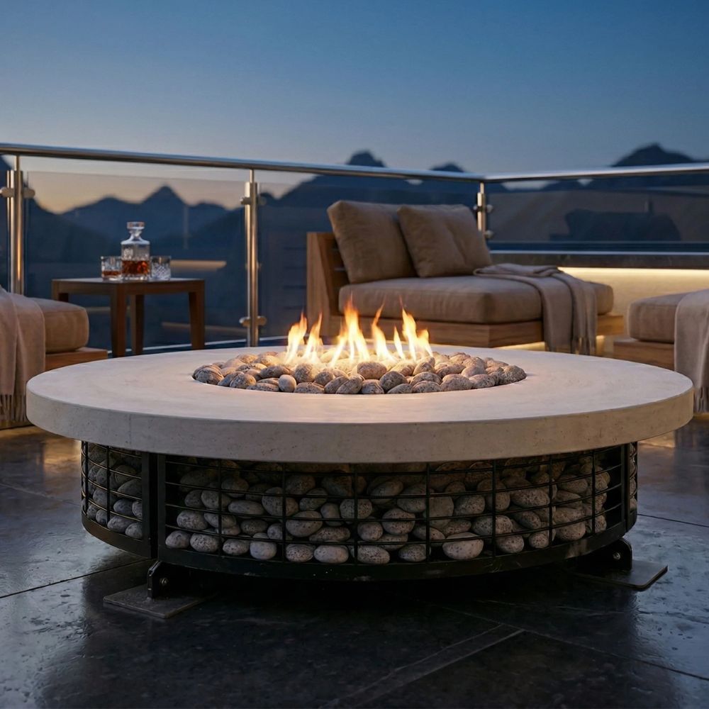 Round Fire Pit Tables