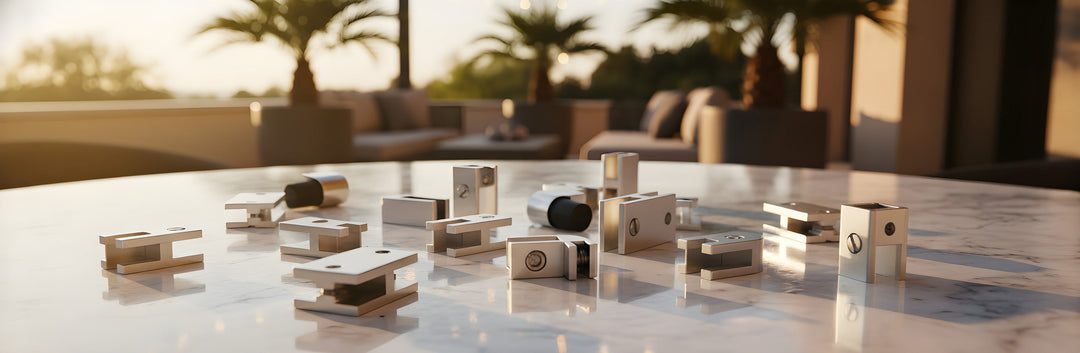 Glass Clamps and Hardware