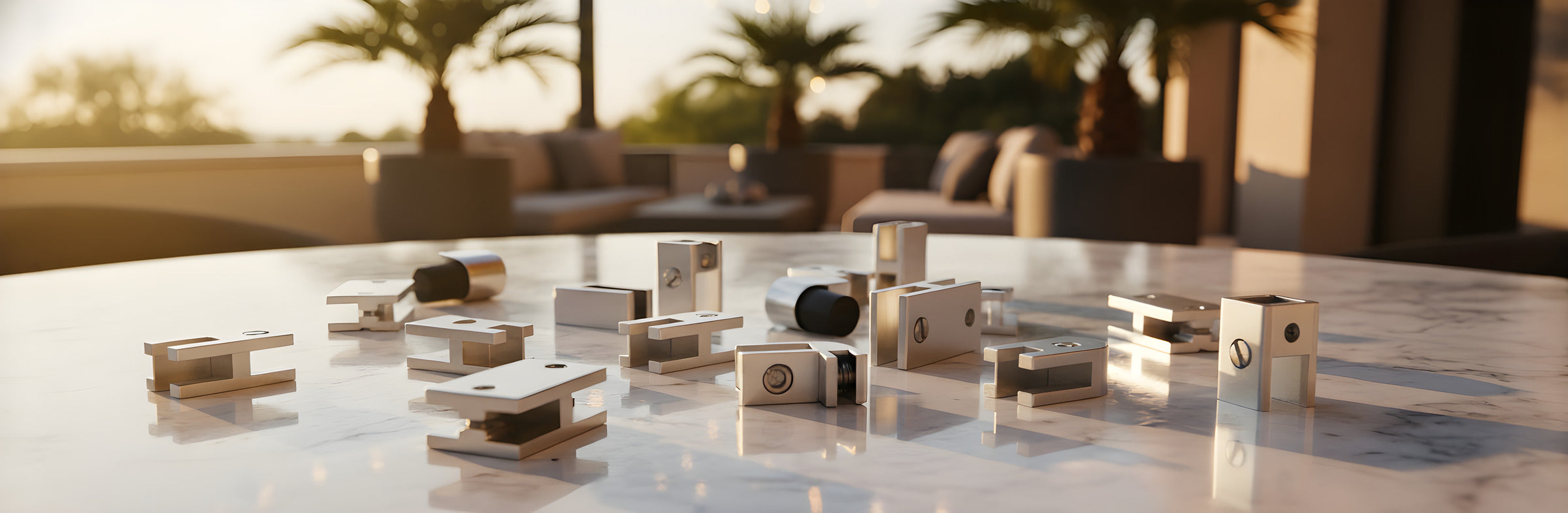 Glass Clamps and Hardware