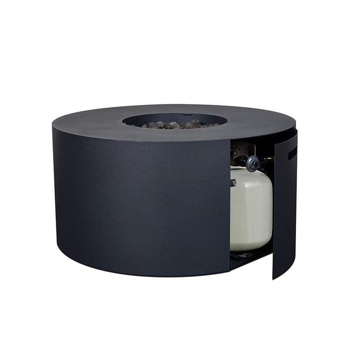 Real Flame 41" Round Aluminum Propane Fire Pit Table