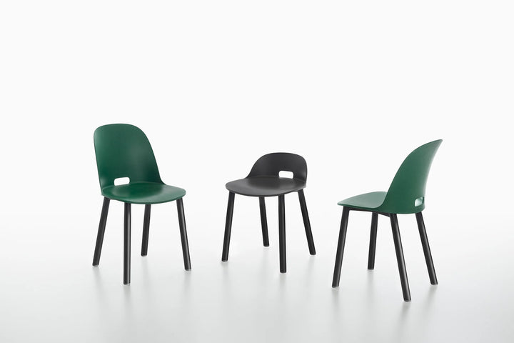 Emeco Alfi® Aluminum Low Back Chair by Jasper Morrison