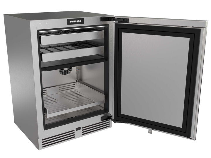 Perlick G5 Luxe 24" Dual Zone Wine & Beverage Refrigerator – Solid Door, Panel Ready