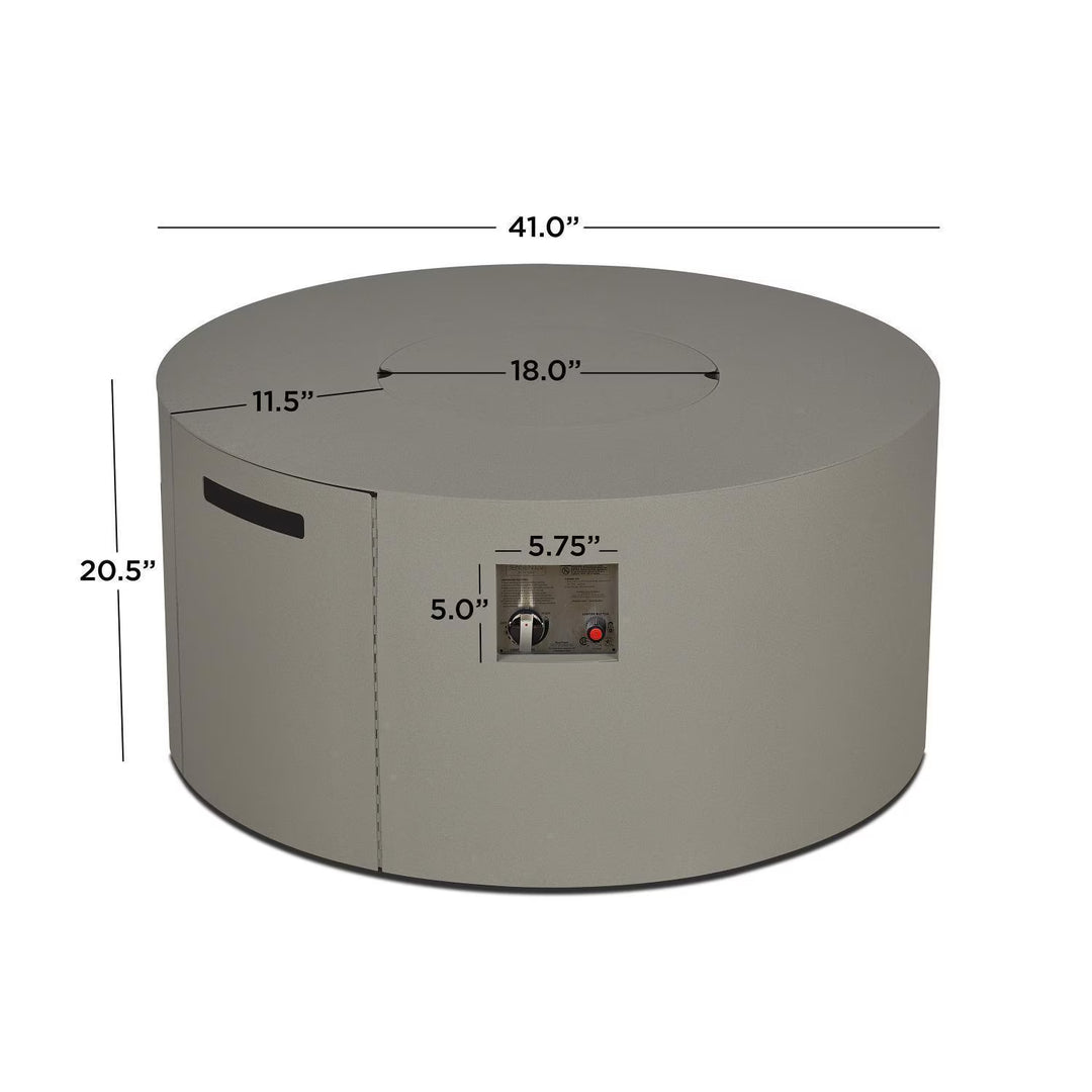 Real Flame 41-Inch Round Aluminum Propane Fire Pit Table