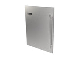 Perlick G5 Core 24" Stainless Steel Solid Door Panel with Two-Tone Handle – Left Hinge, No Lock