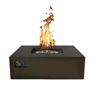 48" Square AON Fire Table with 180,000 BTU CROSSFIRE® Brass Burner