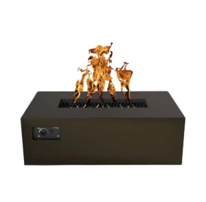 48" Rectangular AON Fire Table with 170,000 BTU CROSSFIRE® Brass Burner