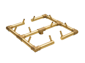 Crossfire 120K BTU Original Brass Burner - CFB120 - Square Opening
