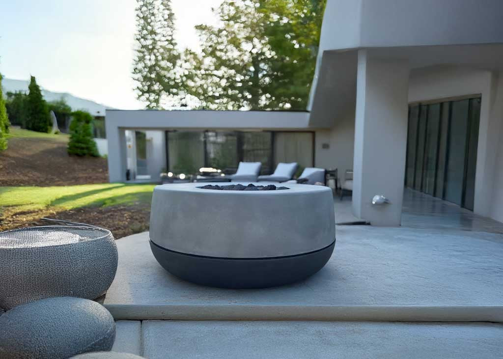Concrete Cornhole Co. - Tumbler 36" Concrete Firepit