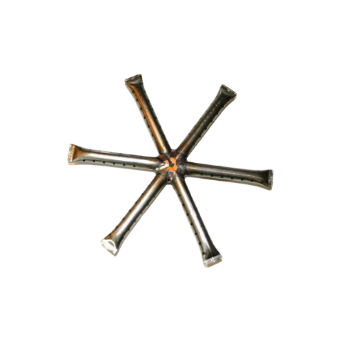 12" Star Burner for gas fire pit (Stainless)