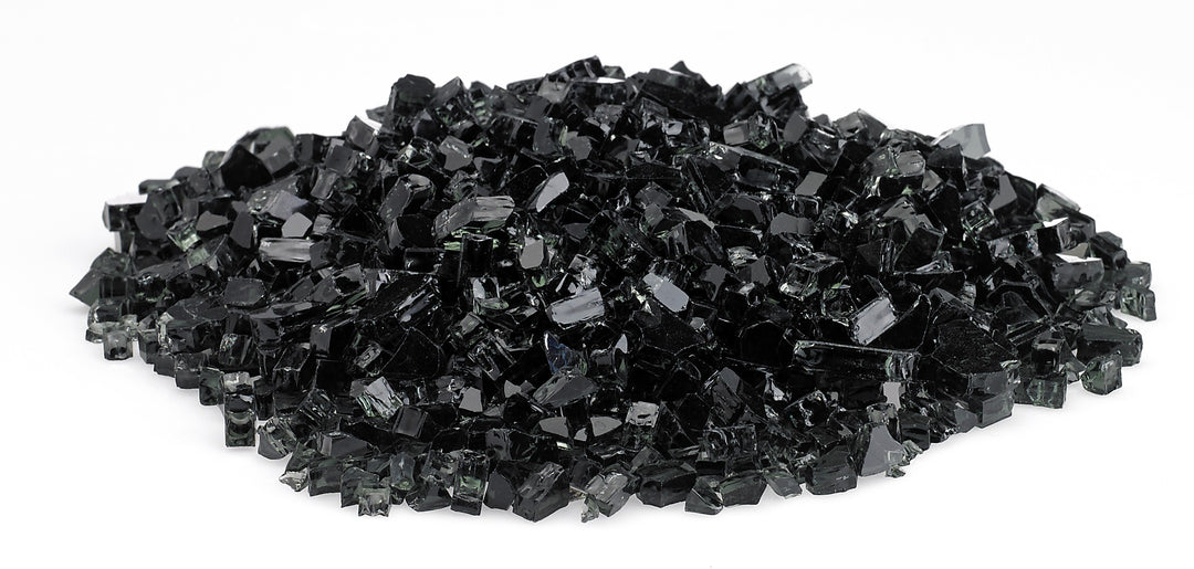 American Fire Glass - 1/4" Classic Fire Glass - Multiple Color Options - 10 lbs