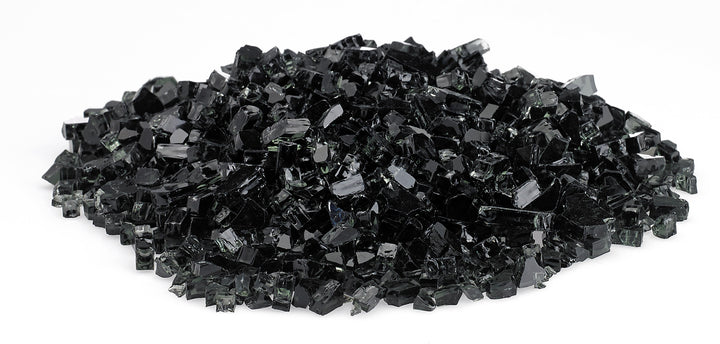 American Fire Glass - 1/4" Classic Fire Glass - Multiple Color Options - 10 lbs
