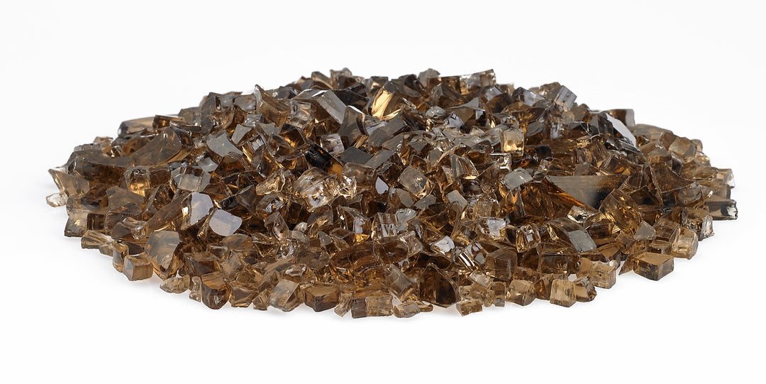 American Fire Glass - 1/4" Classic Fire Glass - Multiple Color Options - 10 lbs