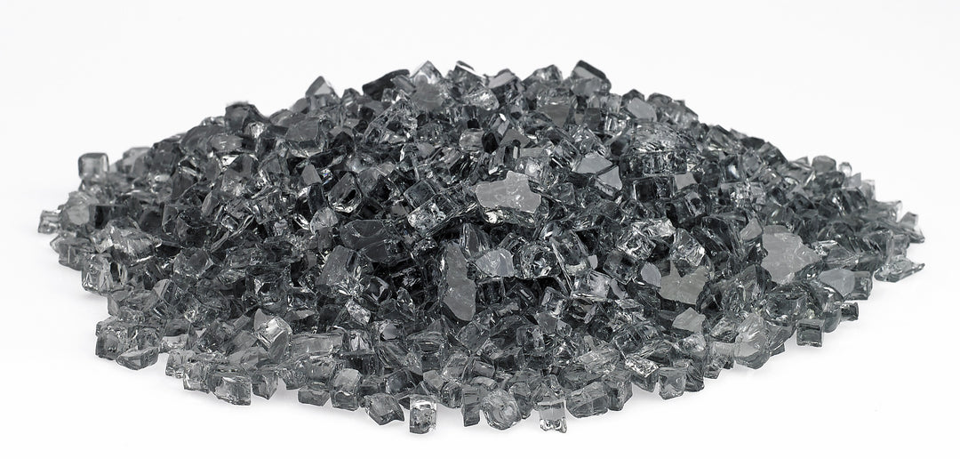 American Fire Glass - 1/4" Classic Fire Glass - Multiple Color Options - 10 lbs