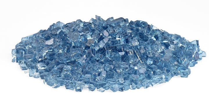 American Fire Glass - 1/4" Classic Fire Glass - Multiple Color Options - 10 lbs