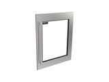 Perlick G5 Luxe ADA Stainless Steel Glass Door Panel with Knurled Handle – Reversible, Non-Locking