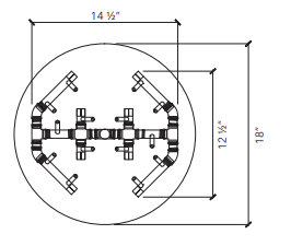 Octagon CROSSFIRE® Brass Burner – Compact Power, Big Flame Performance