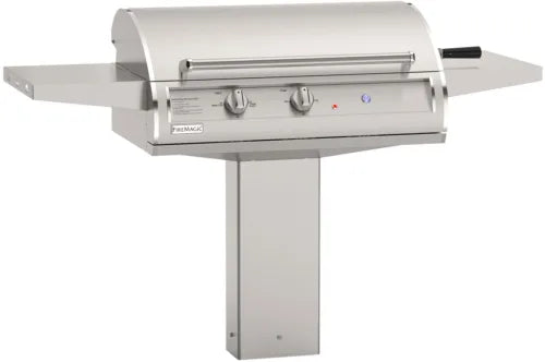 Fire Magic EL500 30-Inch In-Ground Post-Mount Electric Grill with Dual Touchscreen Controls
