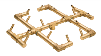 Crossfire 180K BTU Original Brass Burner - CFB180 - Square Opening