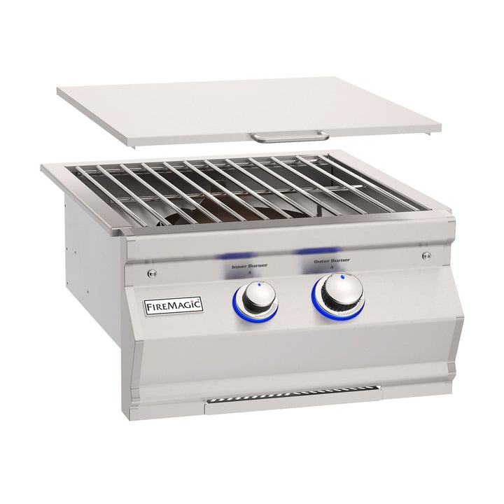 Fire Magic Aurora 19-7B1N-0 19-Inch Built-In Natural Gas Power Burner with Stainless Steel Grid