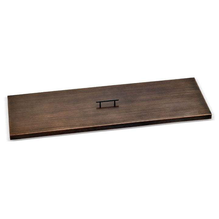 American Fire Glass 51" Rectangular Oil Rubbed Bronze Drop-In Pan Cover