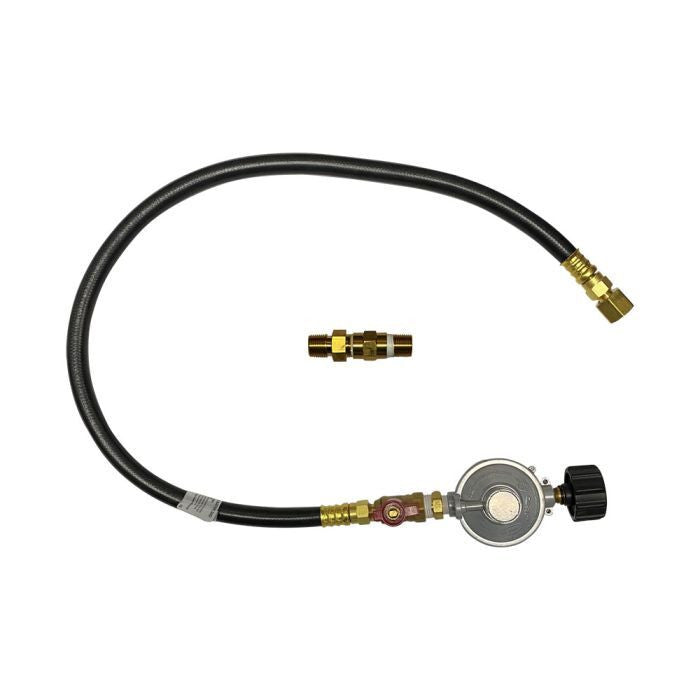 American Fire Glass Round Flat Fire Pit Burner Pan Match Light Kit SS-RFPMKIT