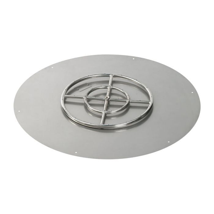 American Fire Glass Match Light Kit Round Flat Pan