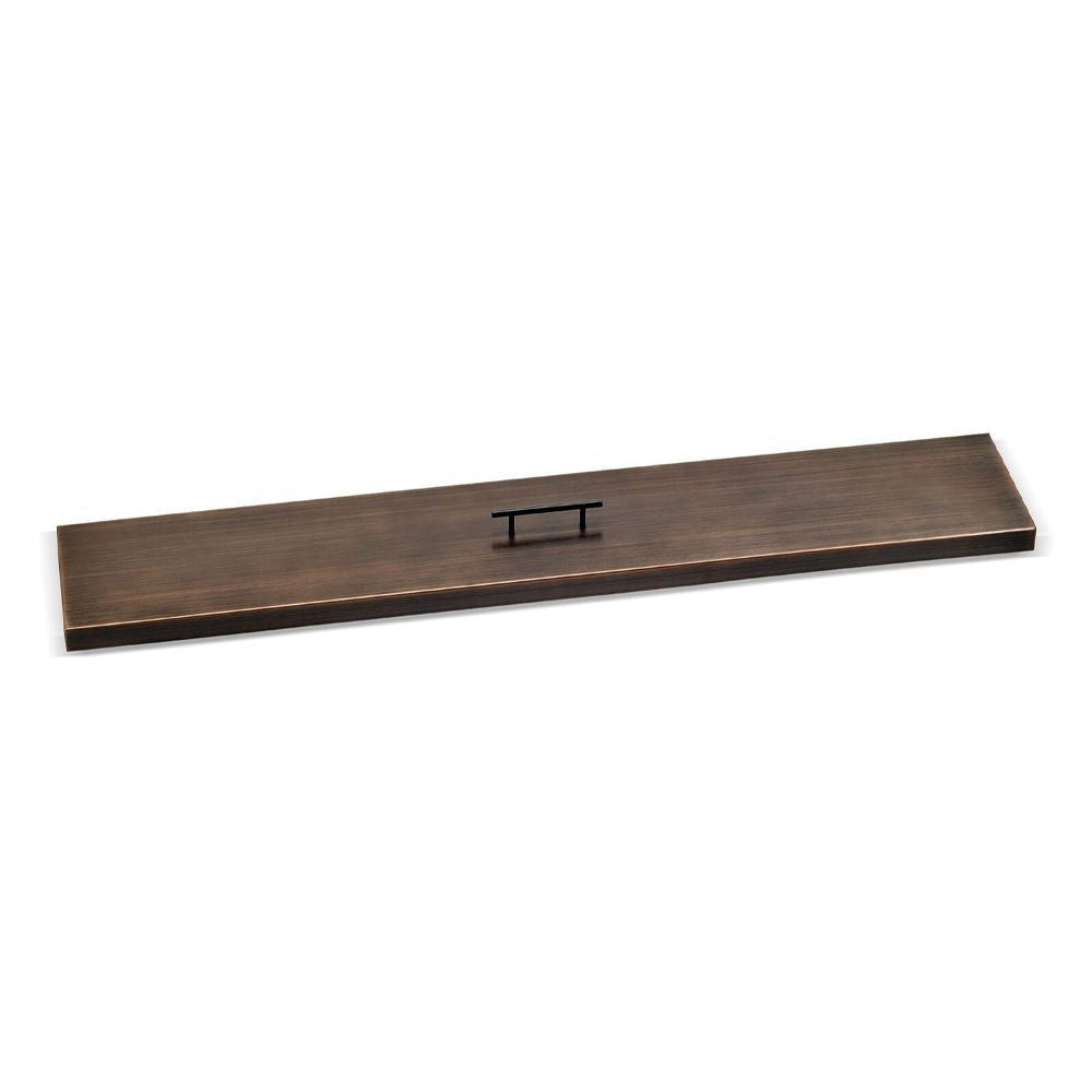 American Fire Glass 51" Linear Oil Rubbed Bronze Drop-In Pan Cover