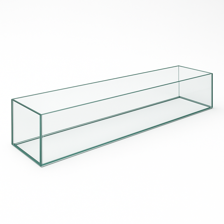 COOKE Custom 1/2"  Bonded Starphire Glass Wind Screen for Any Firepit