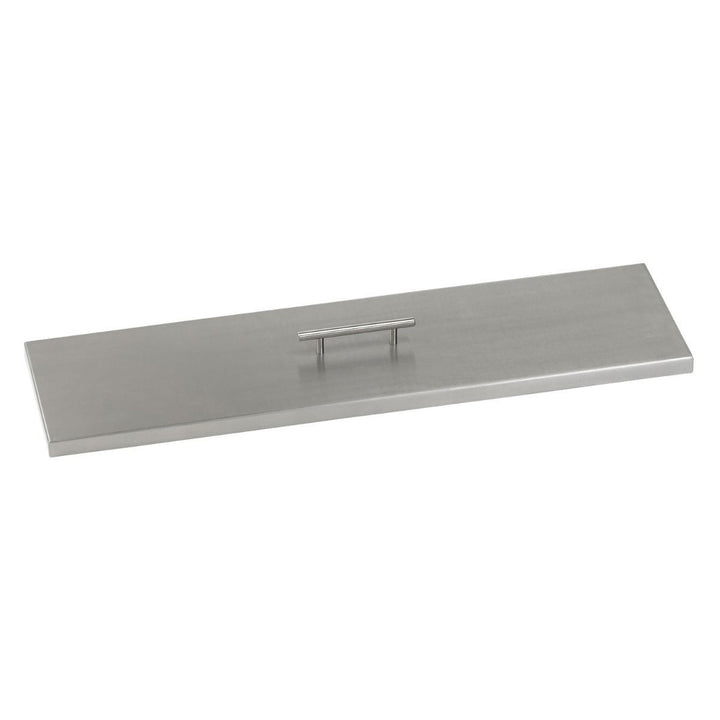 American Fire Glass 48" x 6" Linear Stainless Steel Drop-in Fire Pit Pan With Electric Ignition System kit, CSA Certified - Bundle