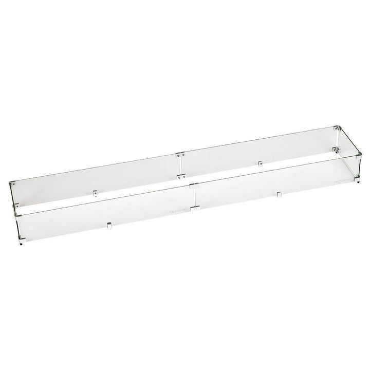 American Fire Glass 60" x 6" Linear Drop-In Pan with Match Light Kit - Bundle