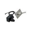 American Fire Glass 36" Square Stainless Steel Drop-In Pan with Spark Ignition Kit