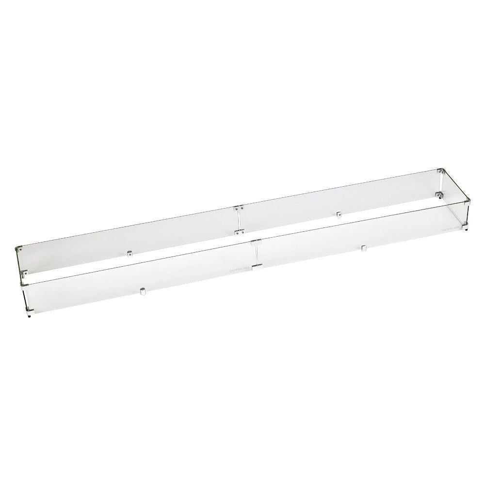 American Fire Glass 72" x 6" Linear Drop-In Pan with Match Light Kit - Bundle