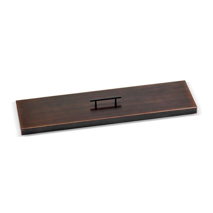American Fire Glass 33" Linear Oil Rubbed Bronze Drop-In Pan Cover
