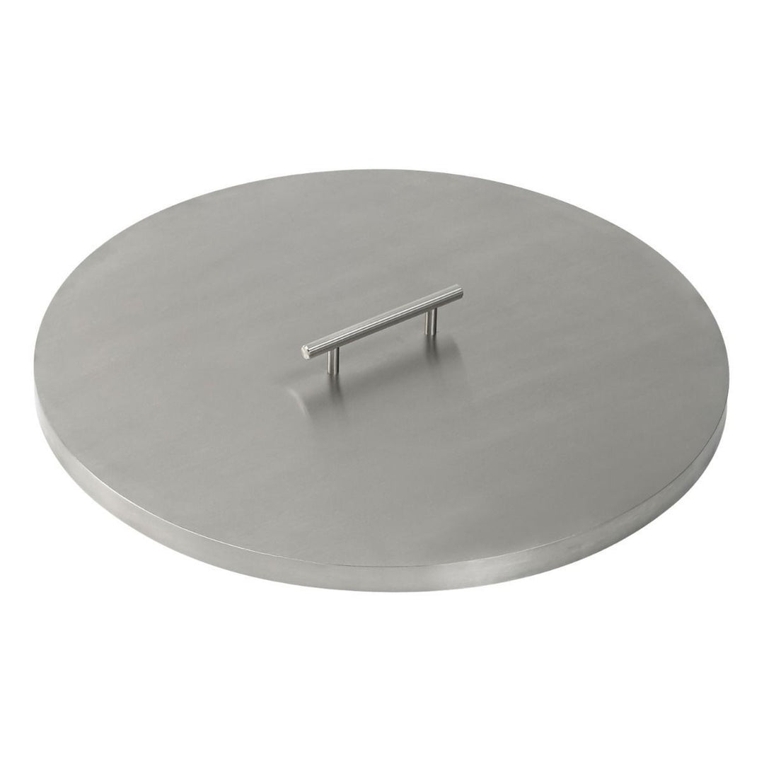 American Fire Glass  19" Round Stainless Steel Drop-in Fire Pit Pan With Electric Ignition System kit, CSA Certified - Bundle