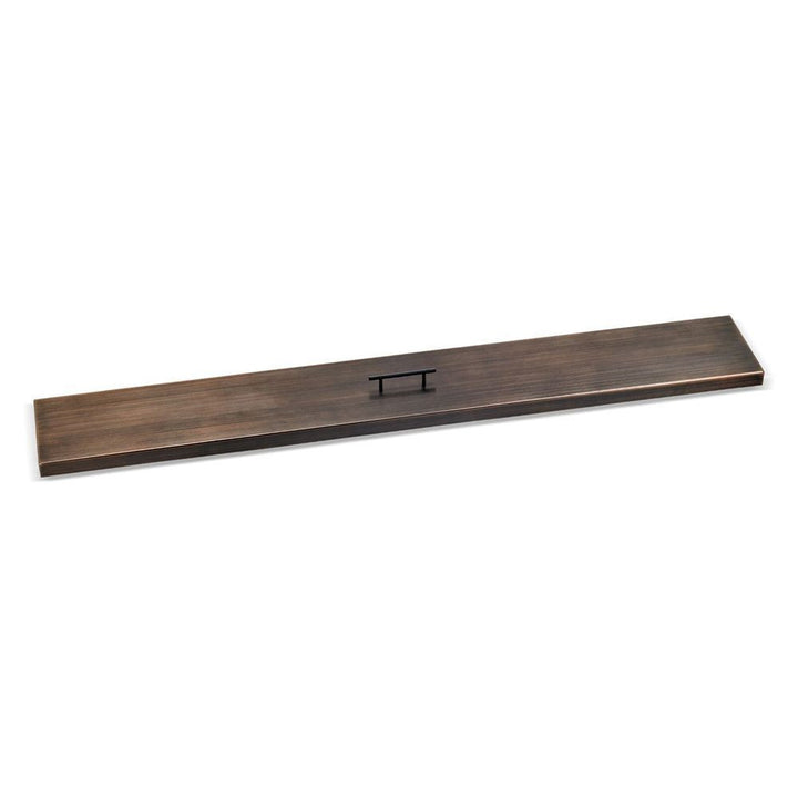 American Fire Glass 63" Linear Oil Rubbed Bronze Drop-In Pan Cover