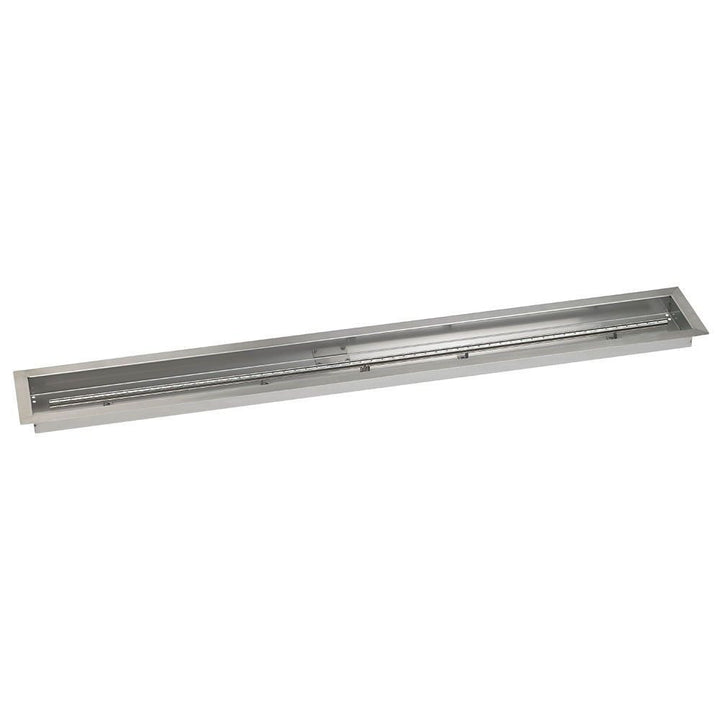 American Fire Glass 60" x 6" Linear Channel Drop-In Pan with Spark Ignition Kit - Propane Bundle
