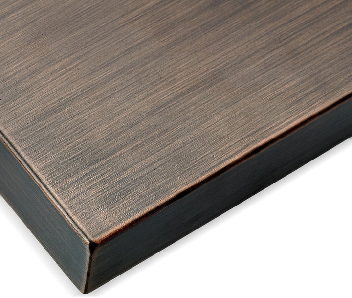 American Fire Glass 63" Linear Oil Rubbed Bronze Drop-In Pan Cover