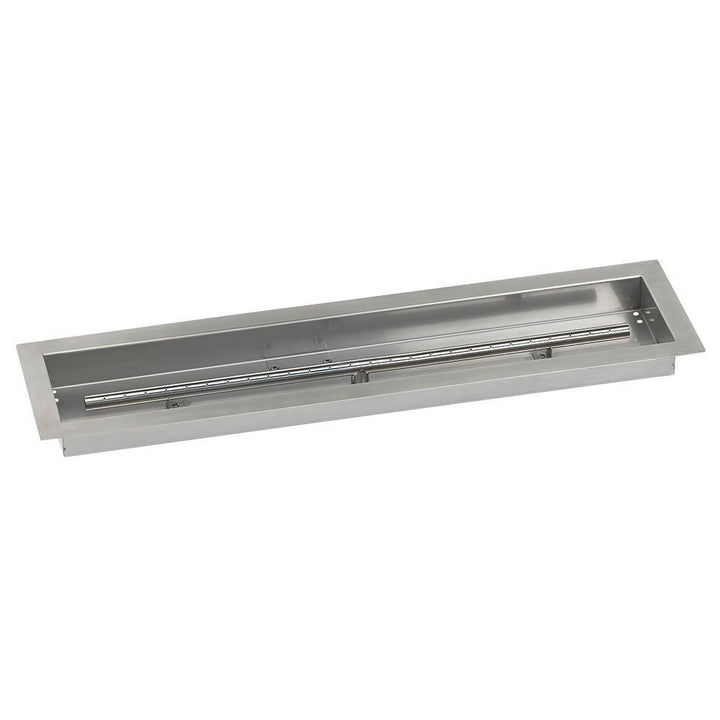 American Fire Glass 30" x 6" Linear Drop-In Pan with Match Light Kit - Bundle