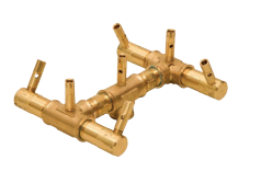 Crossfire 84K BTU Original Brass Burner - CFB84 - Square Opening