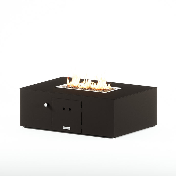 COOKE Costa Mesa Fire Pit Table  47" x 33" x 17" - Aluminum Top