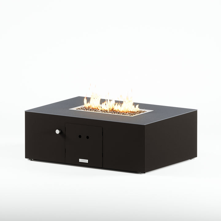 COOKE Costa Mesa Fire Pit Table  47" x 33" x 17" - Aluminum Top