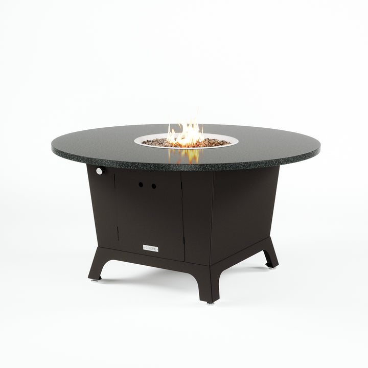 COOKE Olympic Fire Pit Table 55'' Diameter x 30" - Stone Top