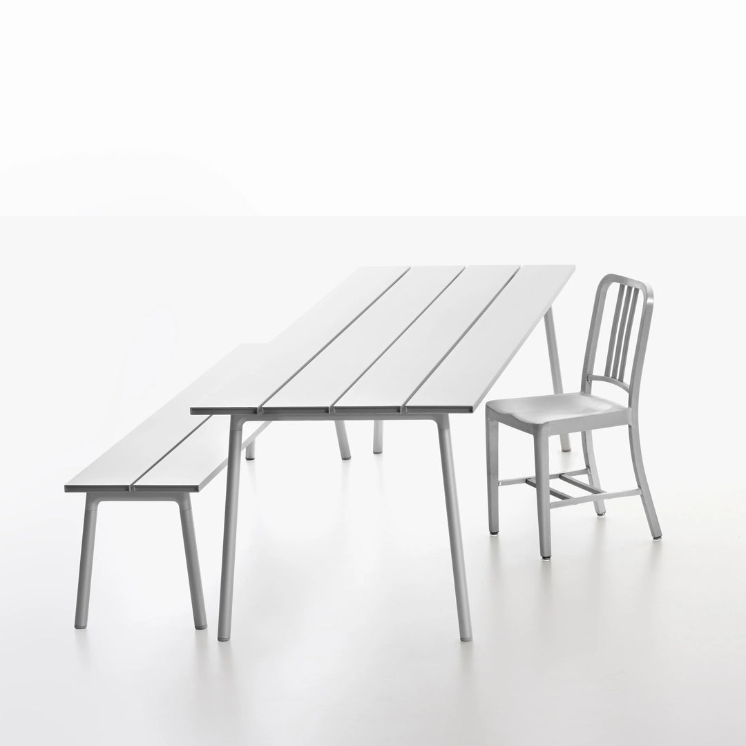 Emeco 32 inches Run Table, Aluminum by Sam Hecht & Kim Colin