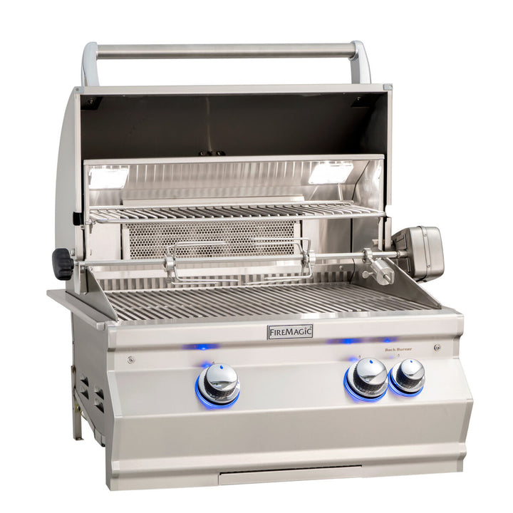 Aurora 430i Built-In Grill-Open