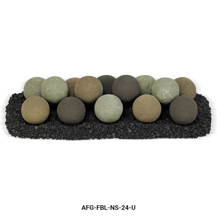 American Fire Glass  - Lite Stone Ball Set (Uniform 4")