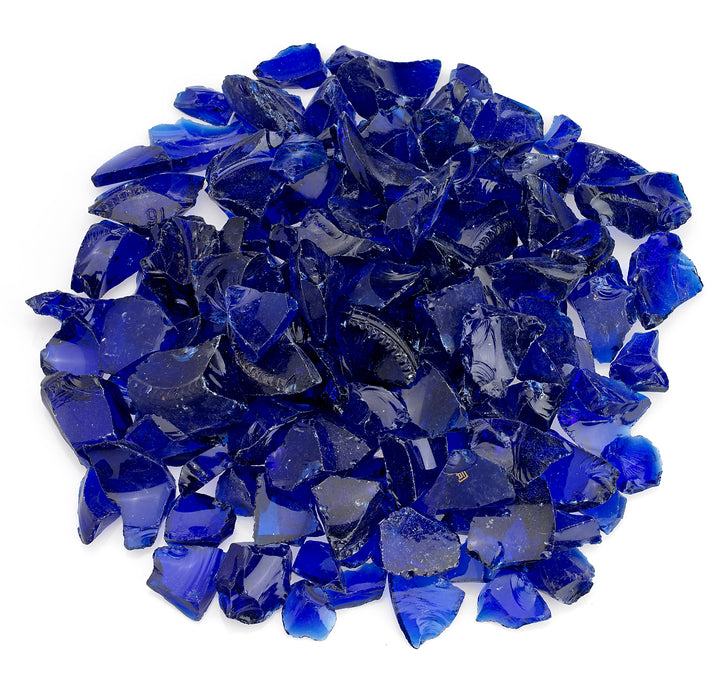 American Fire Glass - Recycled Fire Pit Glass  - Multiple Color Options - 10 lbs