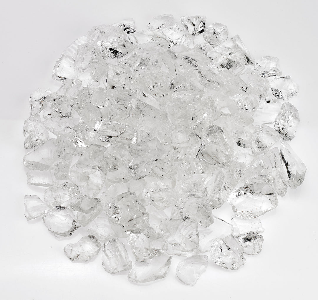 American Fire Glass - Recycled Fire Pit Glass  - Multiple Color Options - 10 lbs