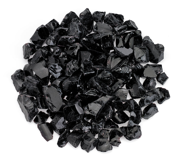 American Fire Glass - Recycled Fire Pit Glass  - Multiple Color Options - 10 lbs