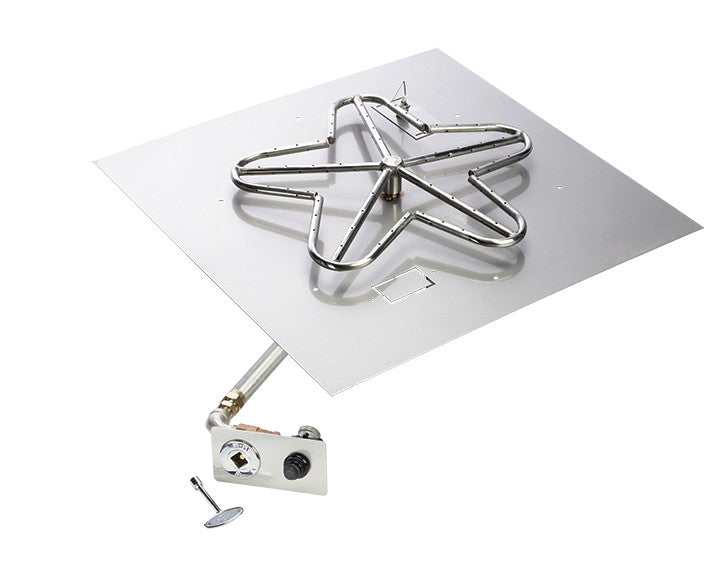 Hearth Products Controls - 30" Square Fire Pit Insert - Manual Push Button